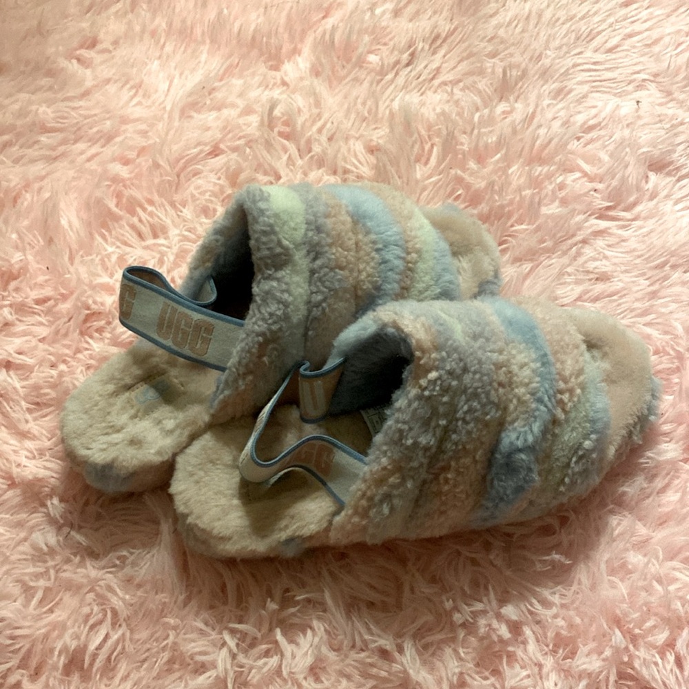 Tye dye UGG sandal/slipper